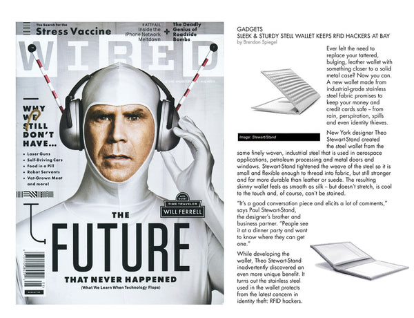 PRESS // WIRED : THE WORLD'S 1st RFID BLOCKING WALLET