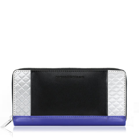 Zipper Wallet, Cobalt + Black – STEWART/STAND®